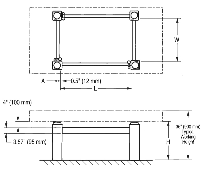 光學(xué)平臺支撐系統(tǒng)(圖8)