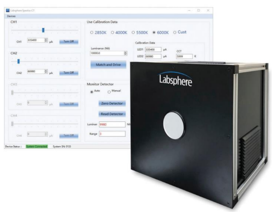 固態(tài)平場可調(diào)光源，色溫2800K到7500K可調(diào)（Spectra-CT）(圖1)